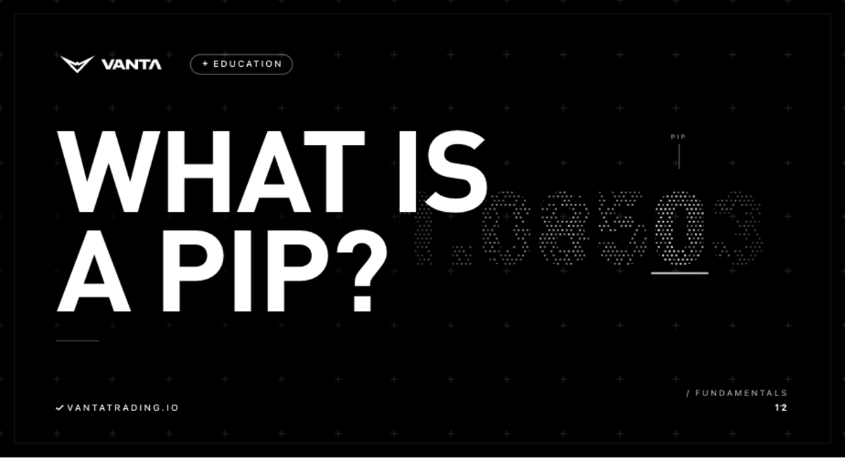 Illustration of pip price increments and pip value calculations across forex and crypto pairs